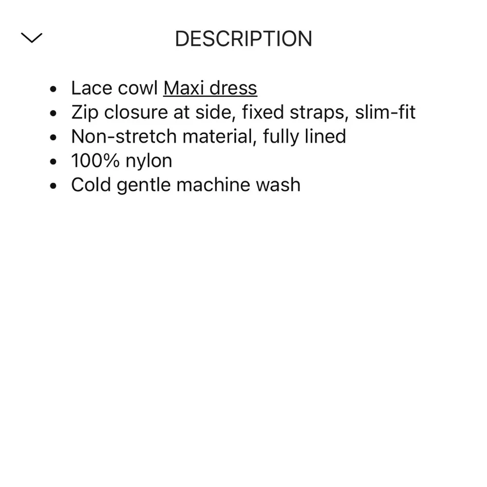 Lace Cowl Maxi Dress Princess Polly - Picture 5 of 12